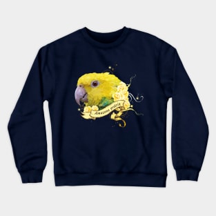 yellow-headed parrot Crewneck Sweatshirt